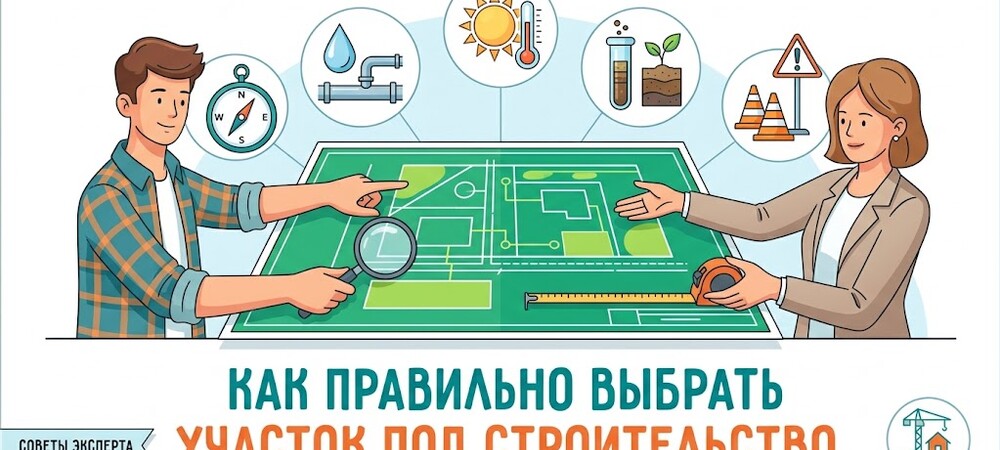 Как правильно выбрать участок под строительство